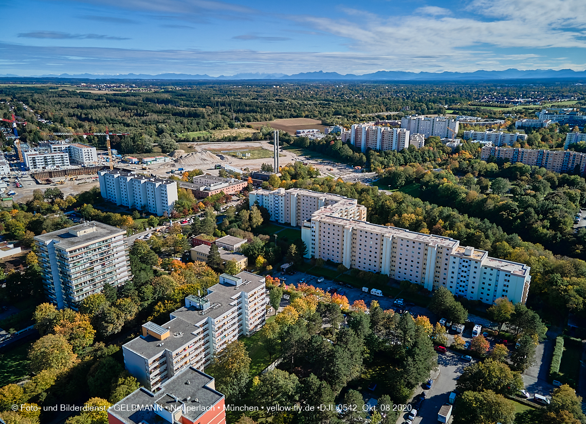 09.10.2020 - Baustelle Alexisqaurtier und Pandion Verde in Neuperlach